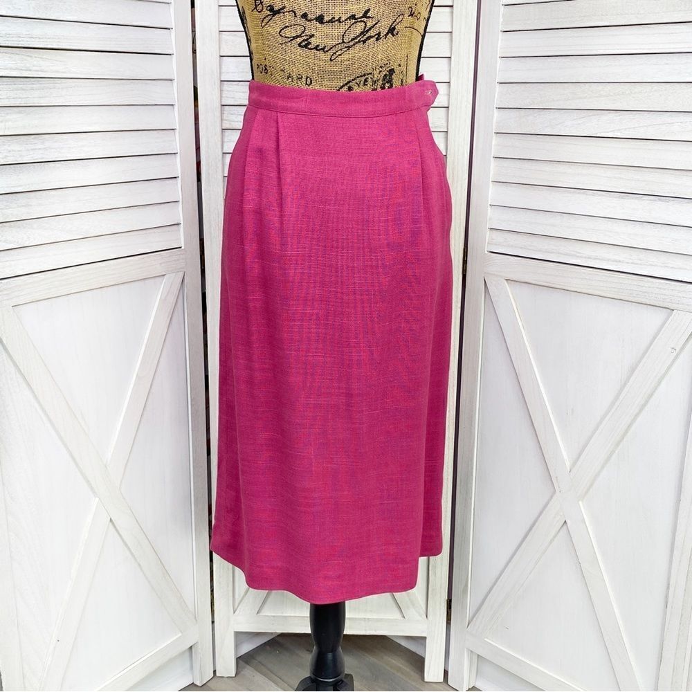 Peabody House Vintage Pencil‎ Skirt Pink 5/6